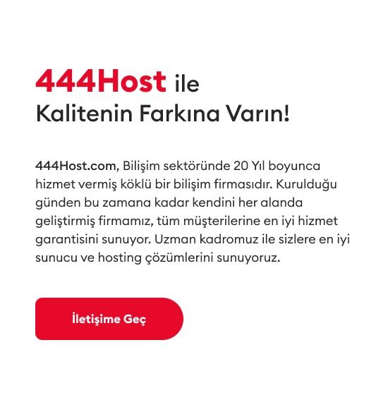 444Host ile Güçlü ve Güvenilir VDS Sunucu Çözümleri